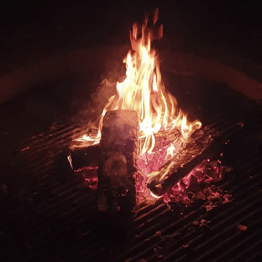 Feuerstelle im Abenteuerland